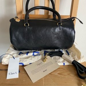 Clare V Black Grande Pepe Bag